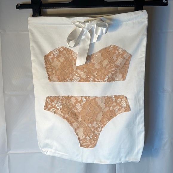 Bridal underwear bag by progestin quid 🇮🇹 NWOT - Picture 3 of 5